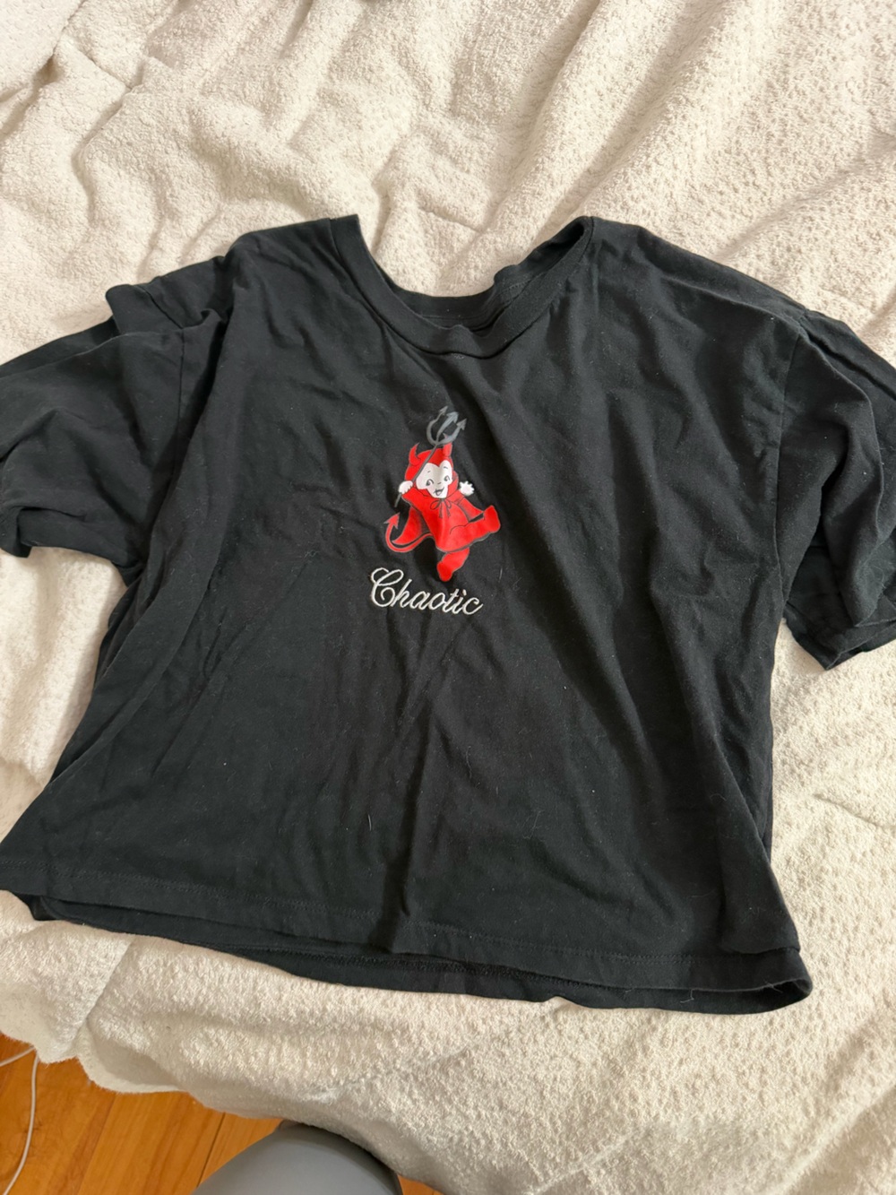 Chaotic Red Devil Graphic Tee Kewpie